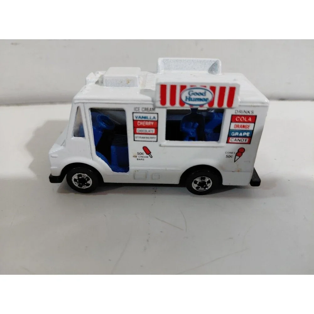 Hot Wheels Black Wall 1:64 Die Cast 1983 Malaysia Good Humor Ice Cream Truck